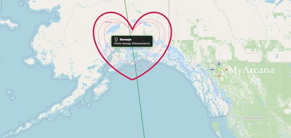 Астрокартографія: знайдіть своє кохання на лінії Венери.